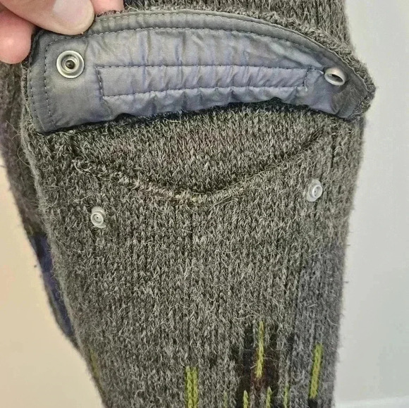 Baghins Knit Wear Wool Mohair Blend Reversible Knitted EUC Size Large - Picture 5 of 16